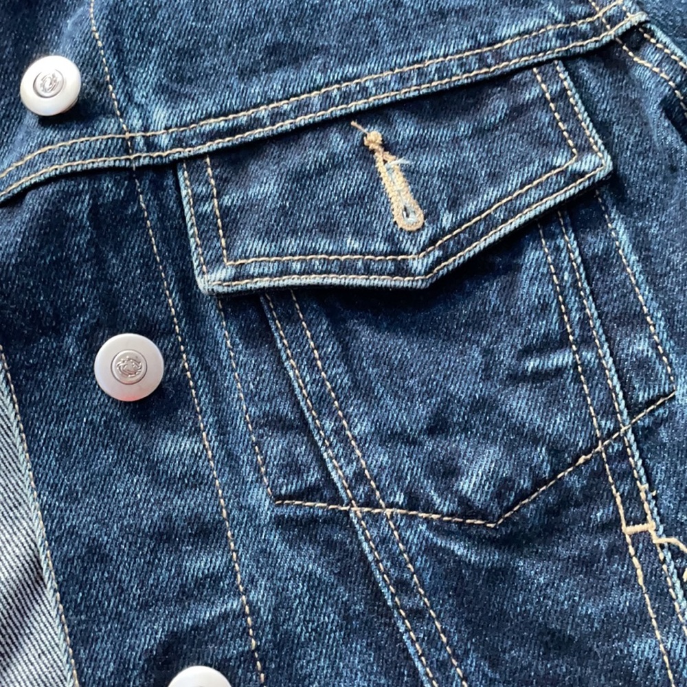 Dark Blue Denim Jacket - Picture 2 of 6